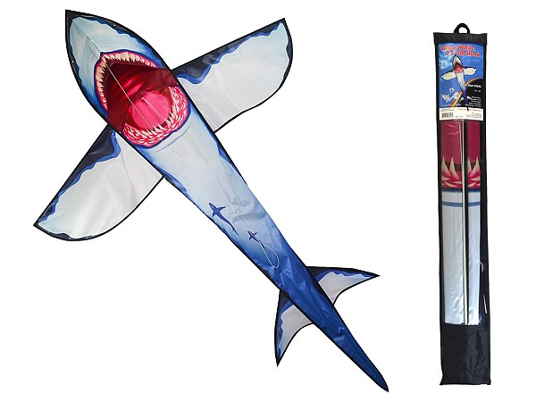 Shark Shape Kite 7 ft Dolphin 84" x 72" Kite..19.....SKD-01070 