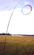Telescopic Pole with Wind Wheel
