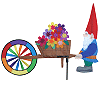 Gnome Wheel Barrow