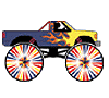 Flames Monster Truck