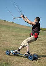Kite LandBoarding with Savage